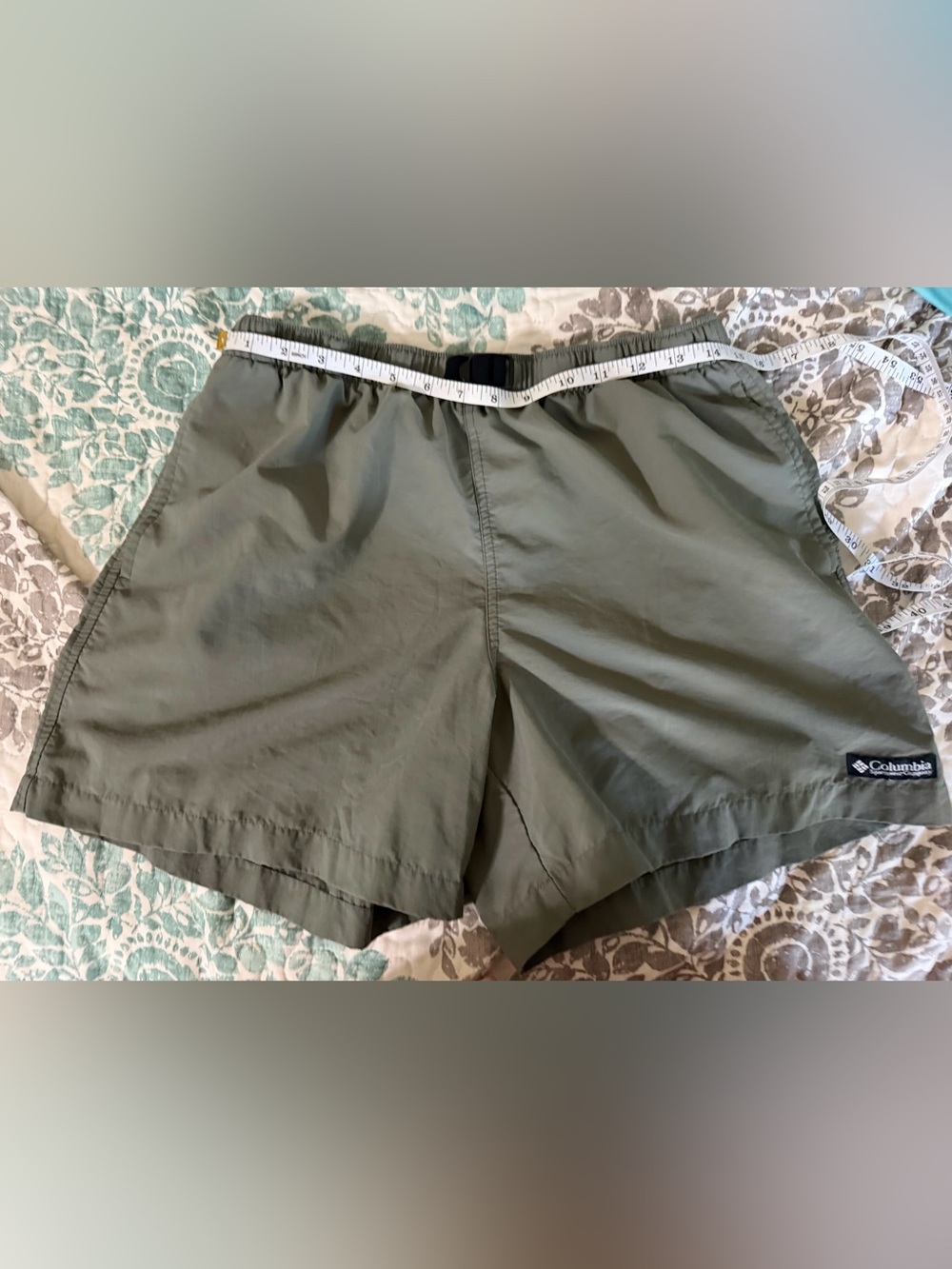 Columbia Olive Green Athletic Shorts